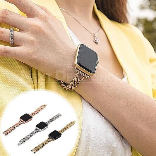 Cuban Chain Apple iWatch Band-Next Deal Shop-Next Deal Shop