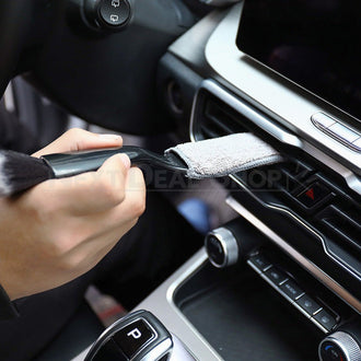 Dual Head Car Interior Detailing Brush