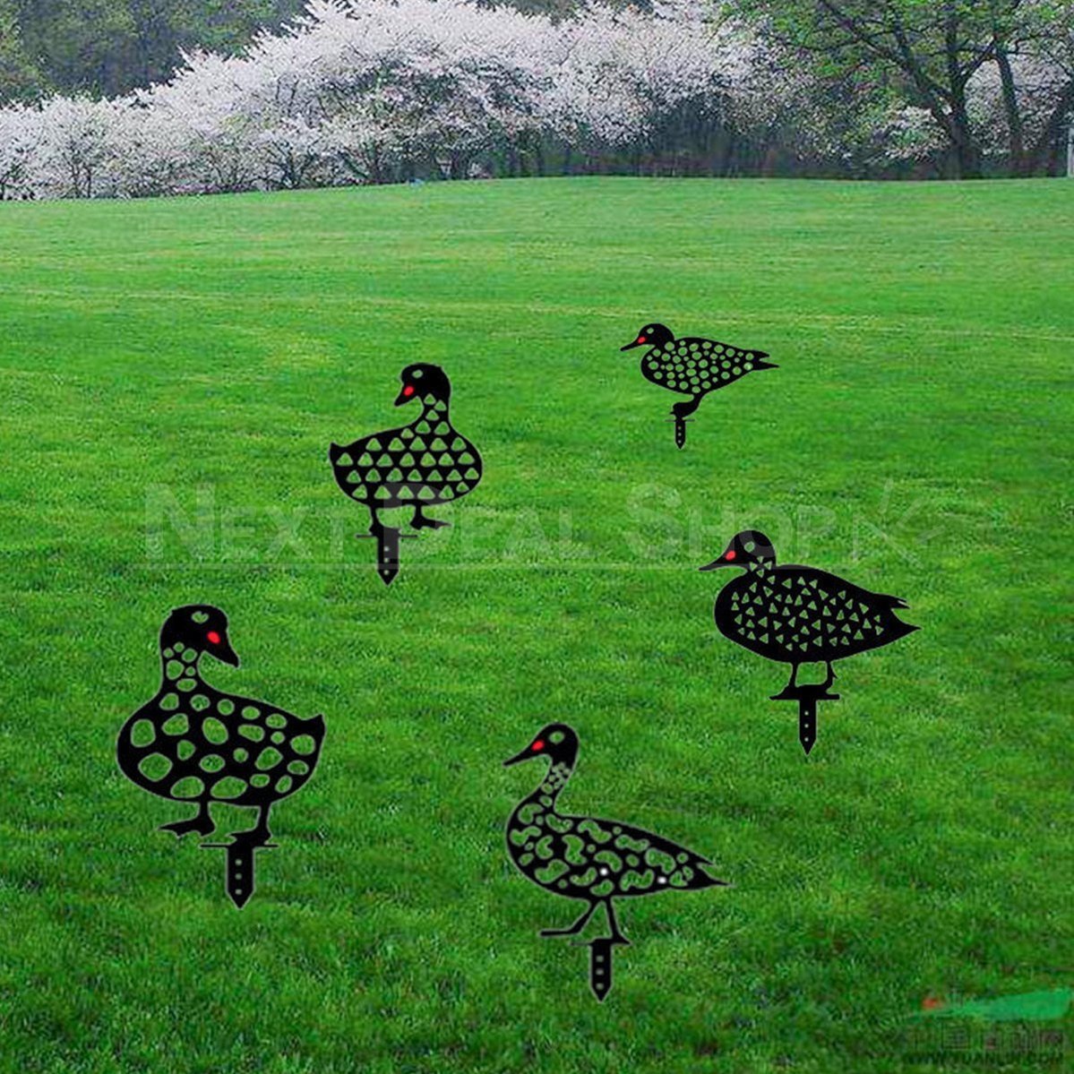 Duck Family Garden Silhouette Yard Stake-Next Deal Shop-Next Deal Shop
