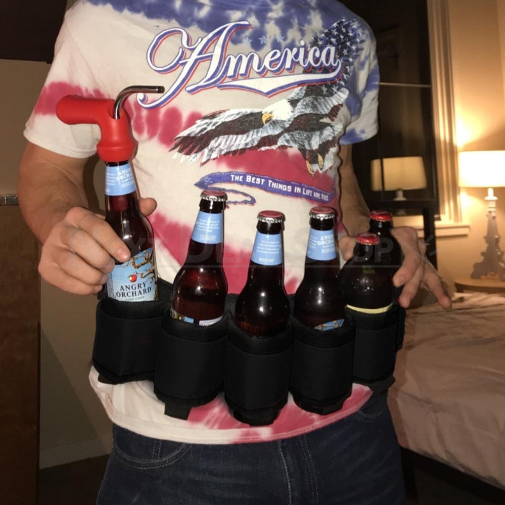 Easy Drinker Belt, Holds up to 6 Beverages-Next Deal Shop-Next Deal Shop