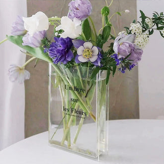 Elegant Book Flower Vase