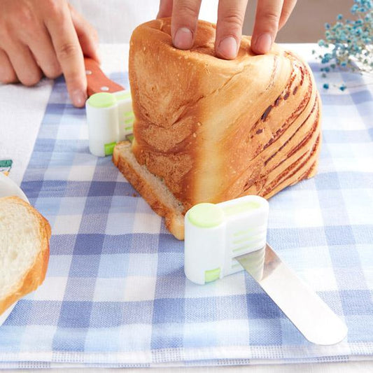 Easy Bread Slicer - Kitchen Homemade Toast Bread Breakfast Prep Gadget