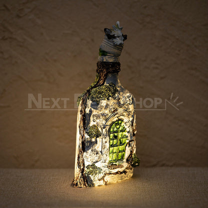 Resin Glow Wine Bottle Decoration