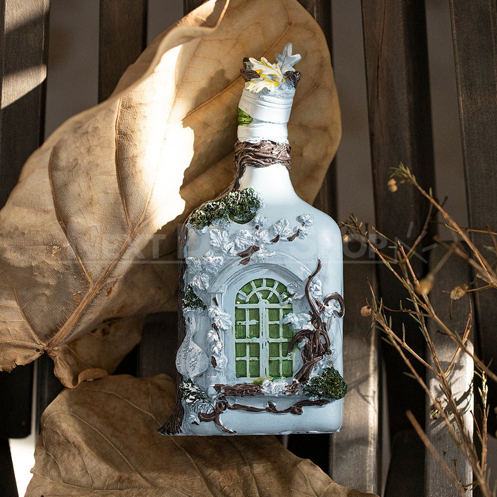 Resin Glow Wine Bottle Decoration