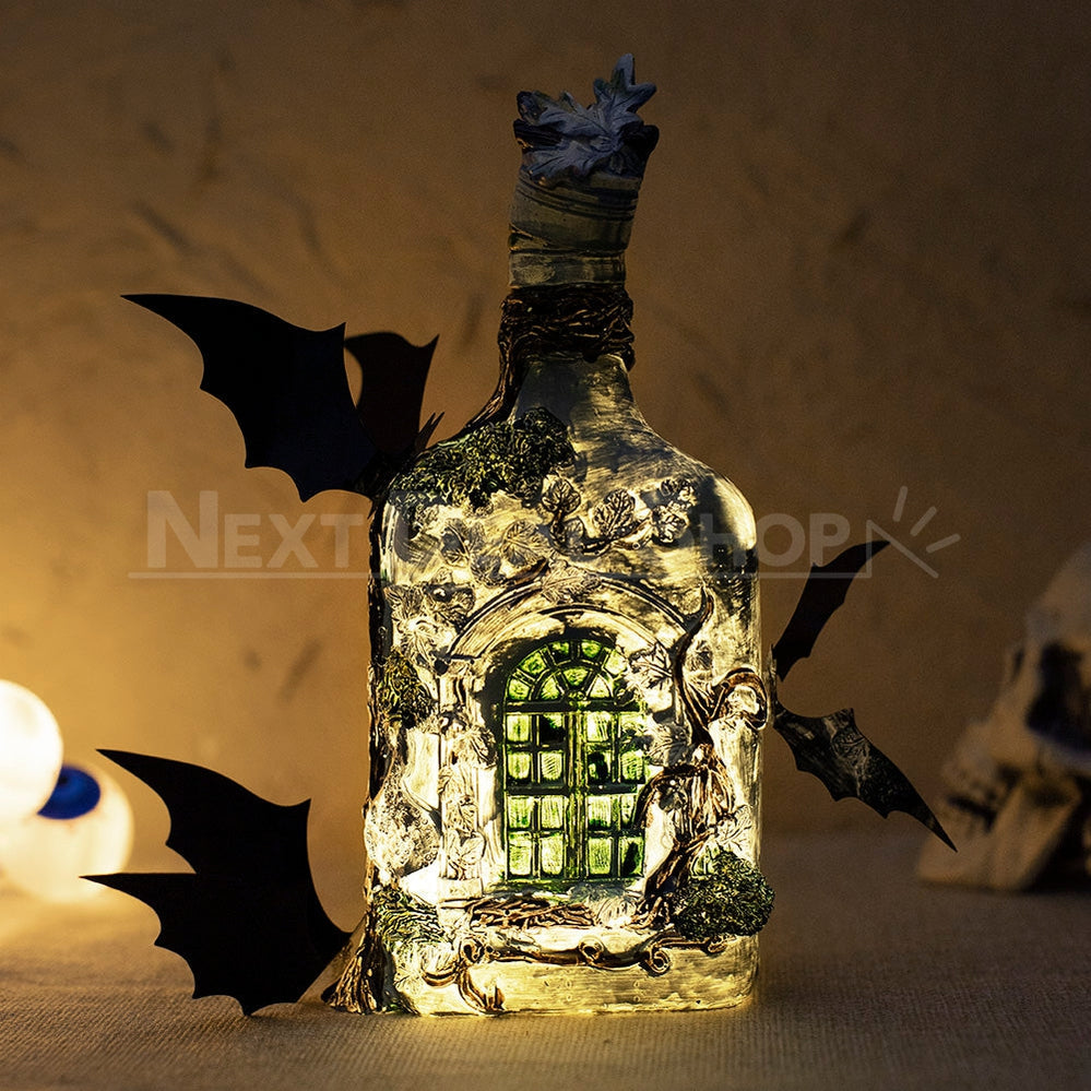 Resin Glow Wine Bottle Decoration