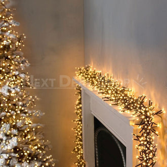 Festive Solar-Powered Firecracker LED String Lights