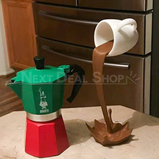 Floating Spilling Coffee Cup Decoration-Next Deal Shop-Next Deal Shop