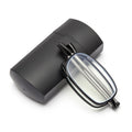 Foldable Reading Glasses with Case - Compact Portable Eyeglasses for Home Office Travel Close Reading