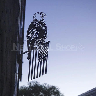 Freedom Eagle Tree Branch Decoration Stake