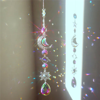 Galaxy Crystal Hanging Suncatcher