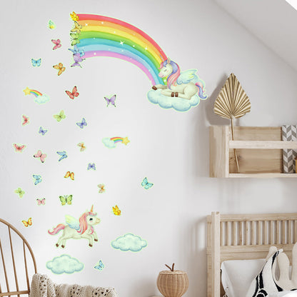 Glow In the Dark Unicorn & Butterfly Sticker-Next Deal Shop-Next Deal Shop