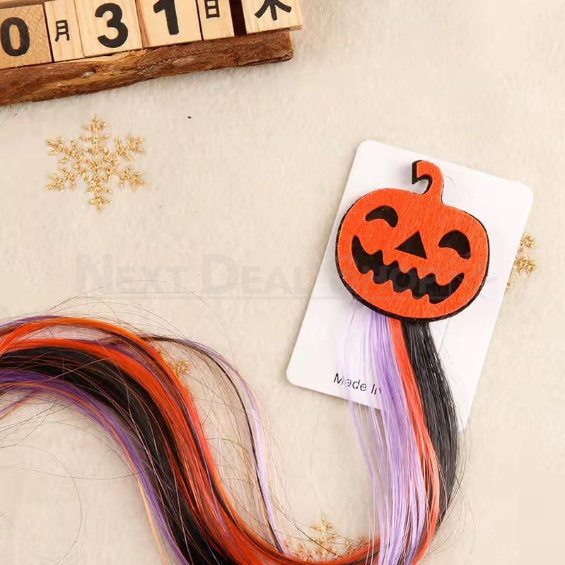 Halloween Colored Hair Extension Clip-Next Deal Shop-Next Deal Shop