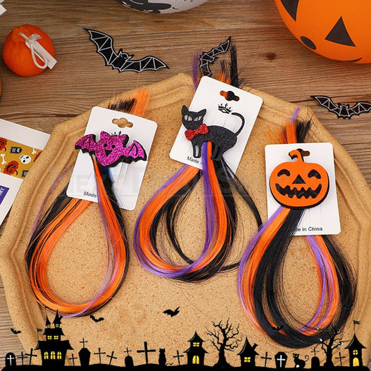 Halloween Colored Hair Extension Clip-Next Deal Shop-Next Deal Shop