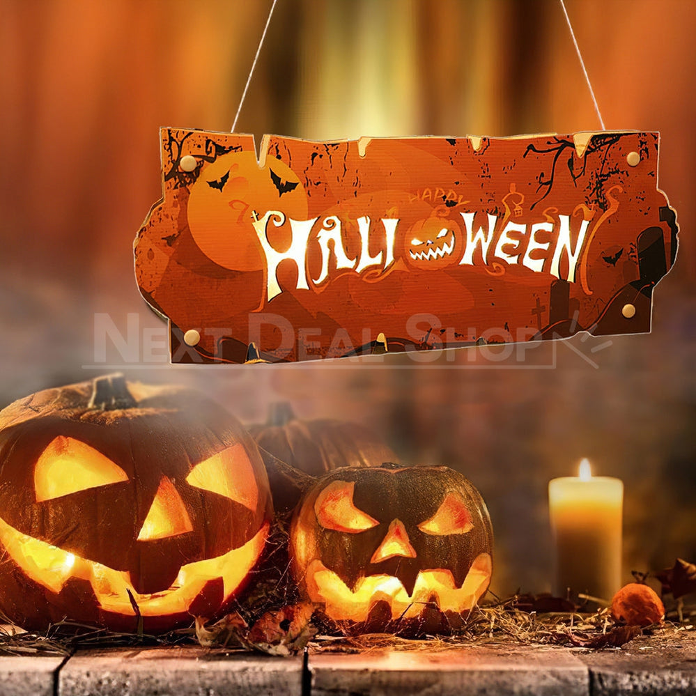 Halloween LED Hanging Door Sign-Next Deal Shop-Next Deal Shop