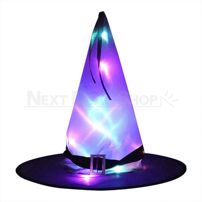Halloween LED Light Up Witch Hat-Next Deal Shop-Purple-Next Deal Shop