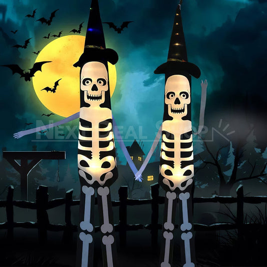 Halloween Skeleton Hanging Decor With LED Light-Next Deal Shop-Next Deal Shop