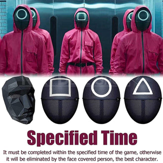 Halloween Squid Game Face Mask