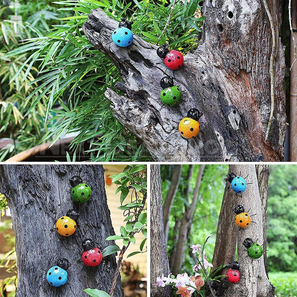 Hand-painted Metal Ladybug Wall Decor-Next Deal Shop-Next Deal Shop