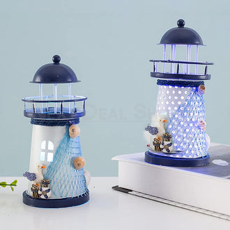 Handmade Seagull Lighthouse Lamp