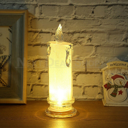 LED Flameless Crystal Candle Light - Home Wedding Holiday Party Decor