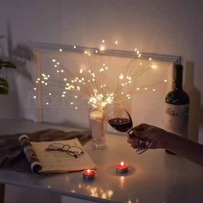 Led Copper Wire Starburst Light