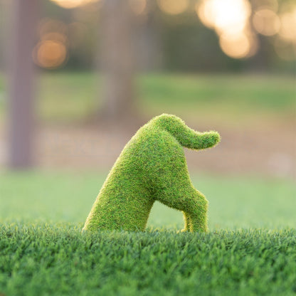 Adorable Moss Puppy Butt Garden Decor - Yard Patio Potted Plant Cute Statue Ornament