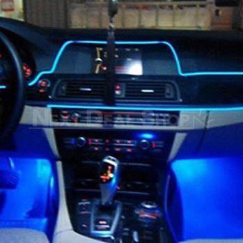 Interior Car LED Neon Glow Wire Lighting Strip - Plug and Play with Car Charger!-Next Deal Shop-Next Deal Shop