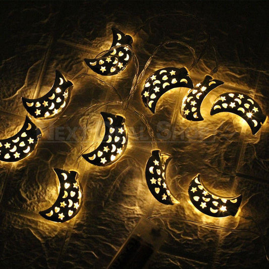 Iron Moon Decorative String Light-Next Deal Shop-Next Deal Shop