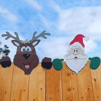 Large Christmas Fence Decoration