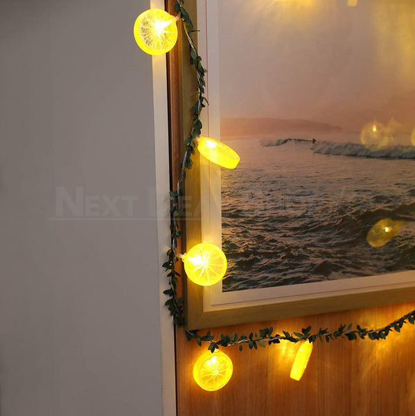 Lemon Slice LED Leaf Lights – Next Deal Shop UK
