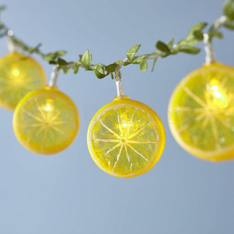 Lemon Slice LED Leaf Lights