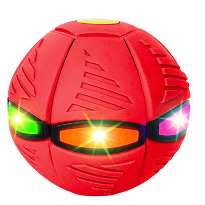 Light Up Flying Saucer Pet Toy Ball-Next Deal Shop-Red-Next Deal Shop