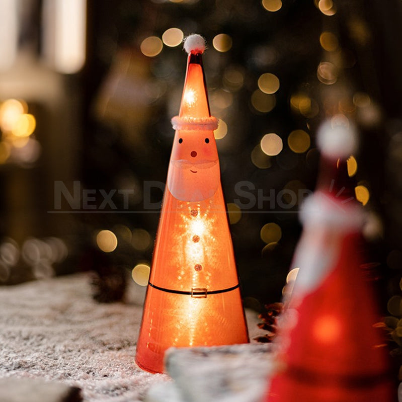 Light Up Santa Claus Glass Lamp-Next Deal Shop-Next Deal Shop
