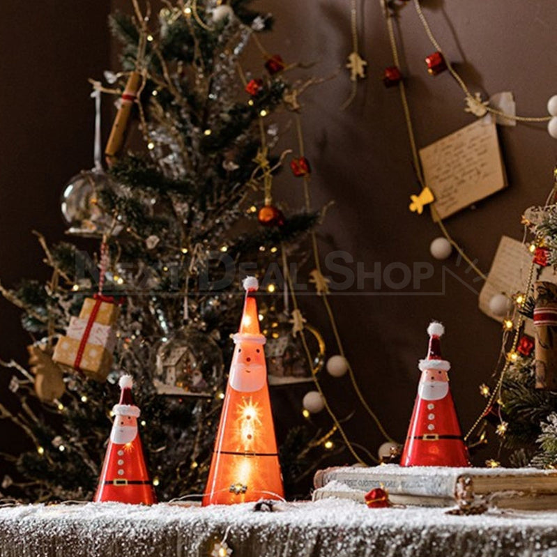 Light Up Santa Claus Glass Lamp-Next Deal Shop-Next Deal Shop