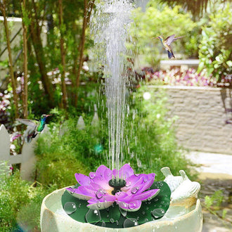 Lotus Flower Solar Fountain Kit