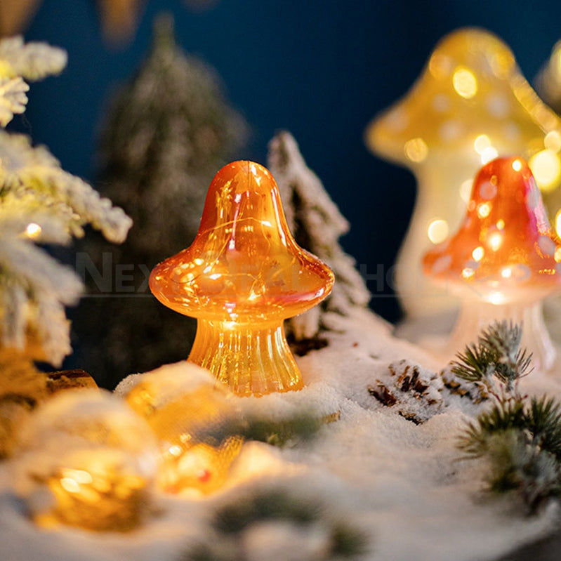 Mushroom LED Glass Lamp-Next Deal Shop-Next Deal Shop