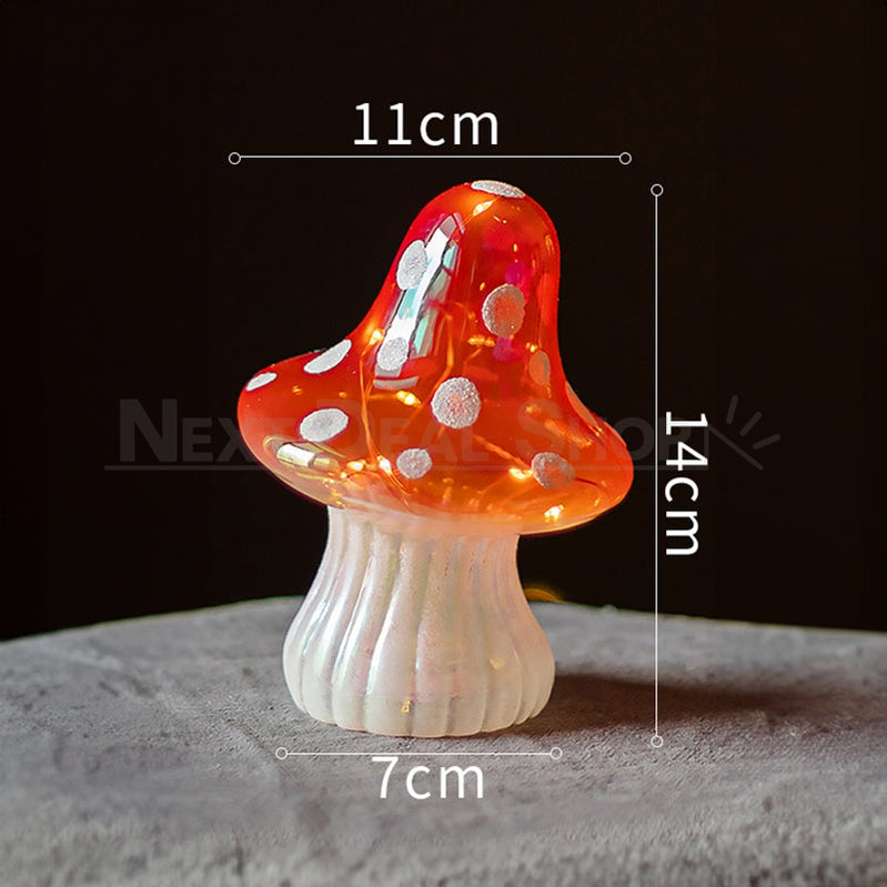 Mushroom LED Glass Lamp-Next Deal Shop-B-Next Deal Shop