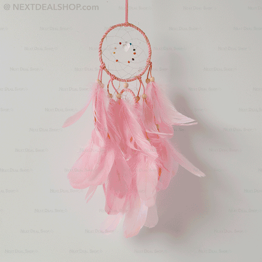 Colorful LED Dreamcatcher - Bedroom Home Dorm Boho Style Hanging Atmosphere Night Light Decor
