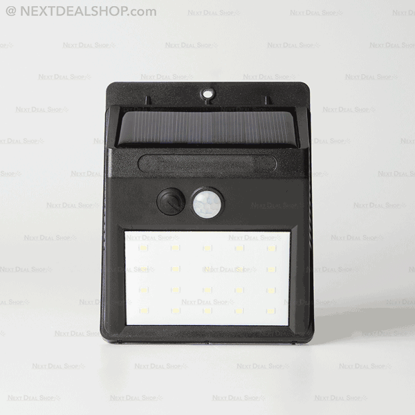 Solar-Powered Motion Sensor Security Light - No Wiring Needed, Easy Installations