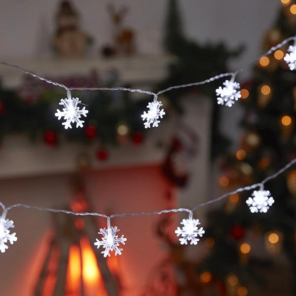 XMAS Snowflakes LED String Lights