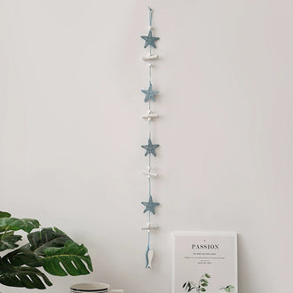 Nautical Starfish Wooden Hanging Ornament