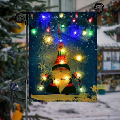 Solar Powered Led Garden Flag