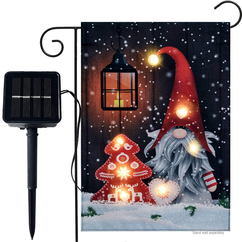 Solar Powered Led Garden Flag