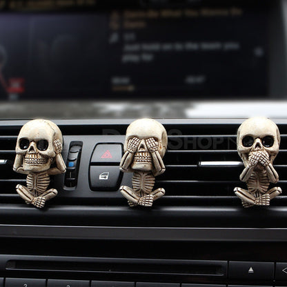 Skeleton Car Air Freshener - 3 Pcs, Halloween Car Interior Fragrance Decor