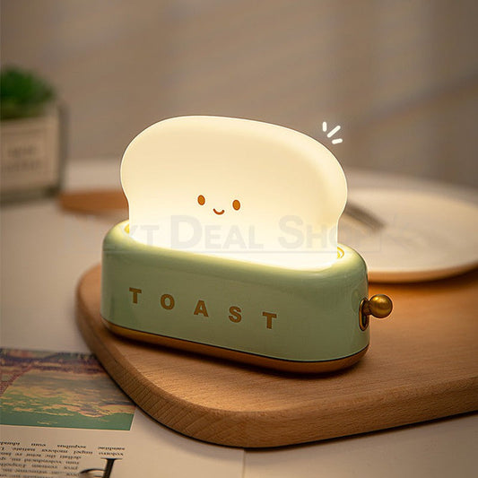 Adorable Toaster Night Lamp - Bedroom Desk Home Cute Ambient Light