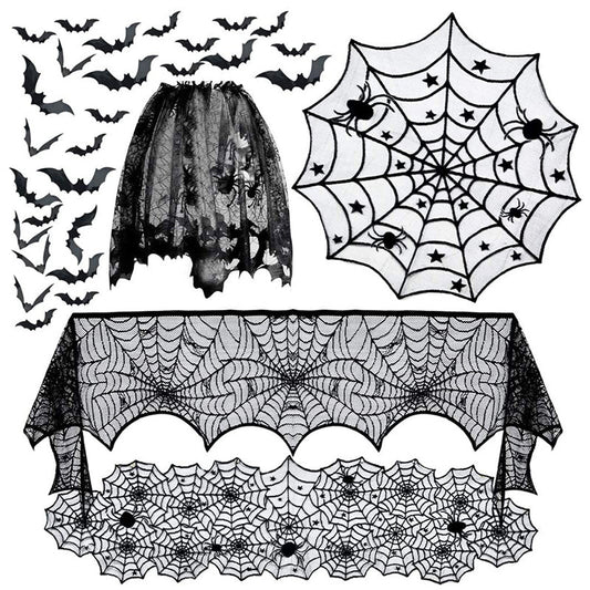 5in1 Halloween Decor Set - Home Party Spooky Holiday Decoration
