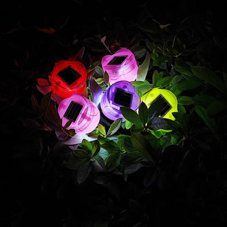Solar Powered Tulip Flower Garden Stake Light