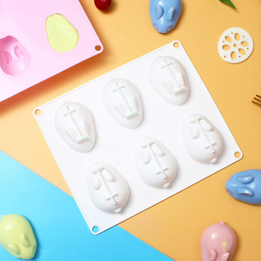 3D Bunny Silicone Baking Mold - Home Kitchen Cake Chocolate Candy Baking Tool