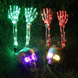 Halloween Skeleton Hand Stake Light