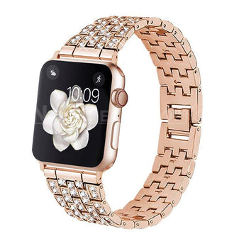 Paved Phanter Link Apple iWatch Band